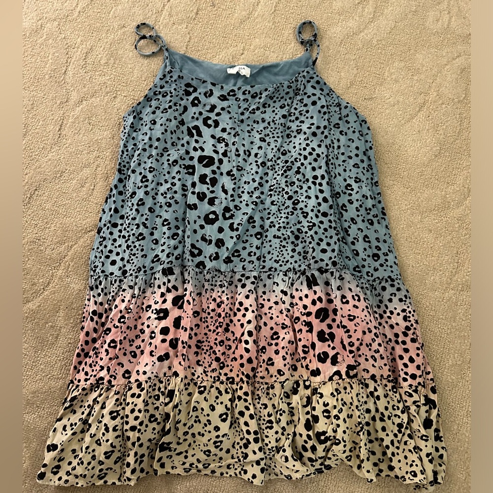 Storia medium ombre animal print dress
